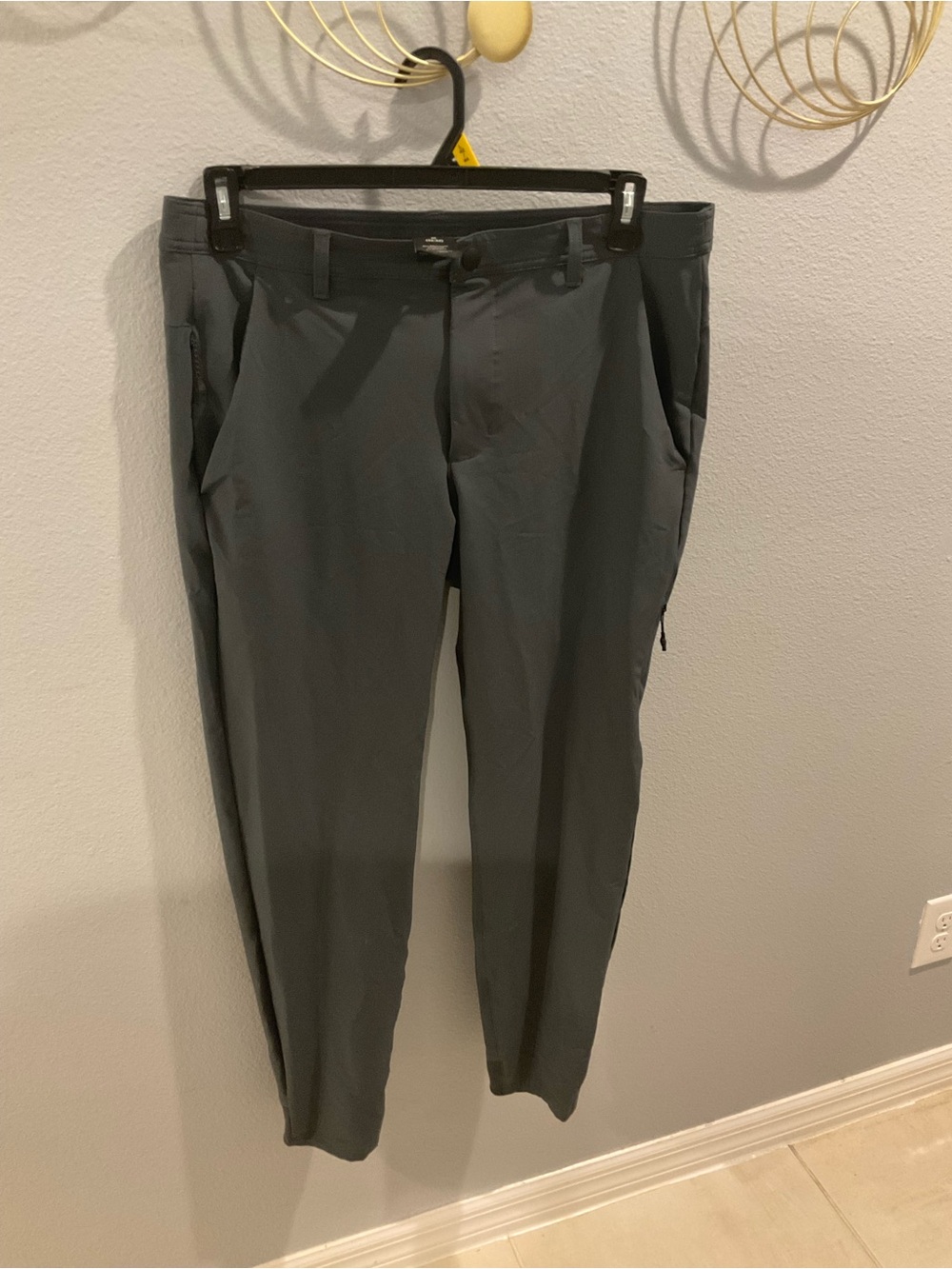 Russell Athletic Men's Gray Performance Chinos